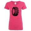 Women’s Glitter V-Neck T-Shirt Thumbnail