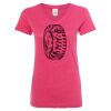 Women’s Glitter V-Neck T-Shirt Thumbnail