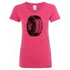 Women’s Glitter V-Neck T-Shirt Thumbnail