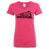 Women’s Glitter V-Neck T-Shirt Thumbnail