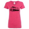 Women’s Glitter V-Neck T-Shirt Thumbnail