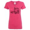 Women’s Glitter V-Neck T-Shirt Thumbnail