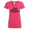 Women’s Glitter V-Neck T-Shirt Thumbnail