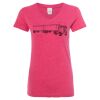 Women’s Glitter V-Neck T-Shirt Thumbnail