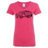 Women’s Glitter V-Neck T-Shirt Thumbnail