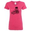 Women’s Glitter V-Neck T-Shirt Thumbnail