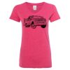 Women’s Glitter V-Neck T-Shirt Thumbnail
