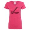 Women’s Glitter V-Neck T-Shirt Thumbnail
