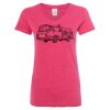 Women’s Glitter V-Neck T-Shirt Thumbnail
