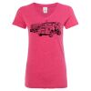 Women’s Glitter V-Neck T-Shirt Thumbnail