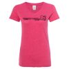 Women’s Glitter V-Neck T-Shirt Thumbnail