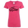 Women’s Glitter V-Neck T-Shirt Thumbnail