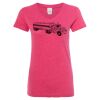 Women’s Glitter V-Neck T-Shirt Thumbnail