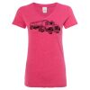 Women’s Glitter V-Neck T-Shirt Thumbnail