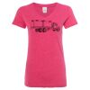 Women’s Glitter V-Neck T-Shirt Thumbnail