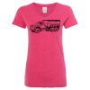 Women’s Glitter V-Neck T-Shirt Thumbnail