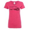 Women’s Glitter V-Neck T-Shirt Thumbnail