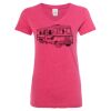Women’s Glitter V-Neck T-Shirt Thumbnail