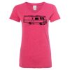 Women’s Glitter V-Neck T-Shirt Thumbnail
