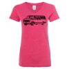 Women’s Glitter V-Neck T-Shirt Thumbnail