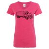 Women’s Glitter V-Neck T-Shirt Thumbnail