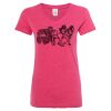 Women’s Glitter V-Neck T-Shirt Thumbnail