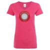 Women’s Glitter V-Neck T-Shirt Thumbnail