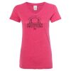 Women’s Glitter V-Neck T-Shirt Thumbnail