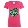 Women’s Glitter V-Neck T-Shirt Thumbnail