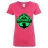 Women’s Glitter V-Neck T-Shirt Thumbnail