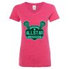 Women’s Glitter V-Neck T-Shirt Thumbnail