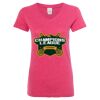 Women’s Glitter V-Neck T-Shirt Thumbnail