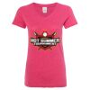 Women’s Glitter V-Neck T-Shirt Thumbnail