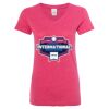 Women’s Glitter V-Neck T-Shirt Thumbnail
