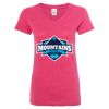Women’s Glitter V-Neck T-Shirt Thumbnail