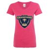 Women’s Glitter V-Neck T-Shirt Thumbnail