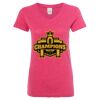 Women’s Glitter V-Neck T-Shirt Thumbnail