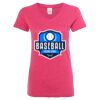 Women’s Glitter V-Neck T-Shirt Thumbnail