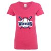 Women’s Glitter V-Neck T-Shirt Thumbnail
