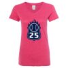 Women’s Glitter V-Neck T-Shirt Thumbnail