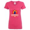 Women’s Glitter V-Neck T-Shirt Thumbnail
