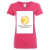Women’s Glitter V-Neck T-Shirt Thumbnail