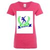 Women’s Glitter V-Neck T-Shirt Thumbnail