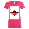 Women’s Glitter V-Neck T-Shirt Thumbnail
