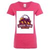 Women’s Glitter V-Neck T-Shirt Thumbnail