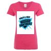 Women’s Glitter V-Neck T-Shirt Thumbnail
