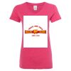 Women’s Glitter V-Neck T-Shirt Thumbnail