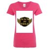 Women’s Glitter V-Neck T-Shirt Thumbnail