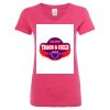 Women’s Glitter V-Neck T-Shirt Thumbnail
