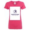 Women’s Glitter V-Neck T-Shirt Thumbnail